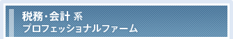 税務・会計系プロフェッショナルファーム